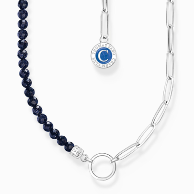 THOMAS SABO nyaklánc charmra Dark blue imitation sandstone nyaklánc KE2189-007-32-L45V ékszer rendelés online