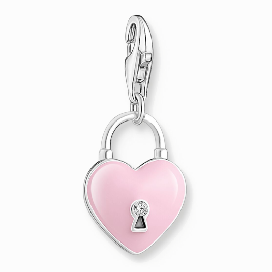 THOMAS SABO charm medál Pink heart medál 2071-691-9 ékszer rendelés online