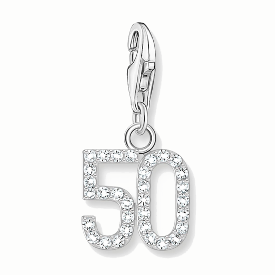 THOMAS SABO charm medál Number 50 medál 2138-051-21 ékszer rendelés online