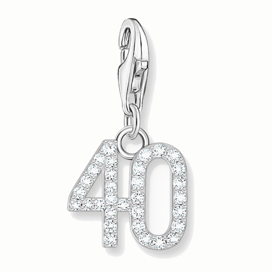 THOMAS SABO charm medál  Number 40 medál 2137-051-21 ékszer rendelés online