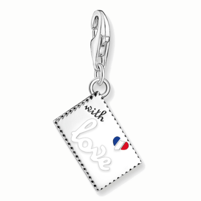 THOMAS SABO charm medál Stamp with Eiffel Tower medál 2082-691-7 ékszer rendelés online