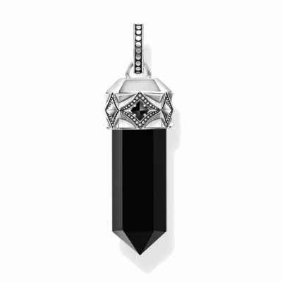 THOMAS SABO medál Hexagon black onyx medál PE964-641-11 ékszer rendelés online