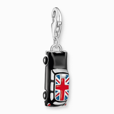 THOMAS SABO charm medál  LONDON taxi Union Jack medál 2169-041-7 ékszer rendelés online