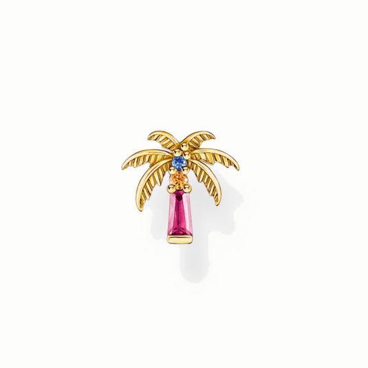 THOMAS SABO fél pár fülbevaló Colourful palm tree fülbevaló H2285-488-7 ékszer rendelés online