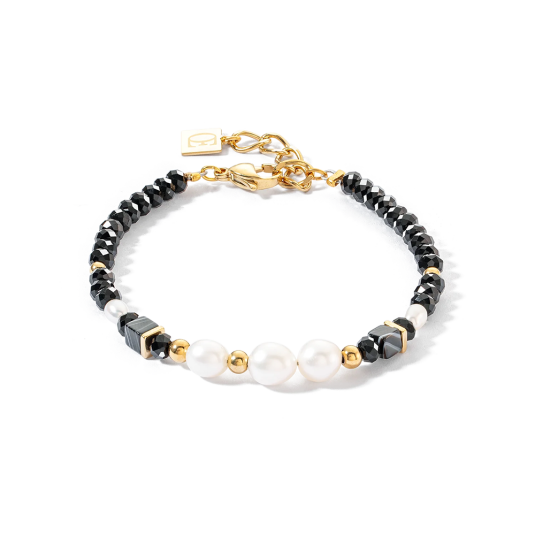 COEUR DE LION Pearls & Onyx karkötő karkötő 1132-30-1314 ékszer rendelés online