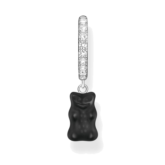 THOMAS SABO x HARIBO darab fülbevaló Fekete aranymedve fülbevaló CR726-052-11 ékszer rendelés online