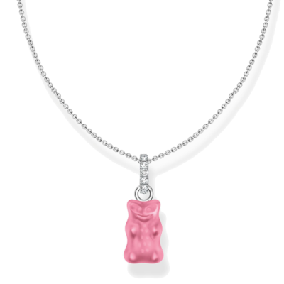 THOMAS SABO x HARIBO nyaklánc Rózsaszín aranymedve nyaklánc KE2209-052-9 ékszer rendelés online