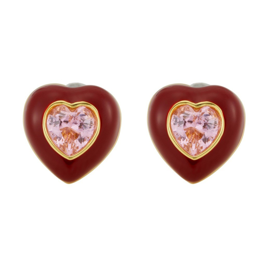 FOSSIL Candy Hearts arany tónusú fülbevaló fülbevaló FOJA7228710 ékszer rendelés online